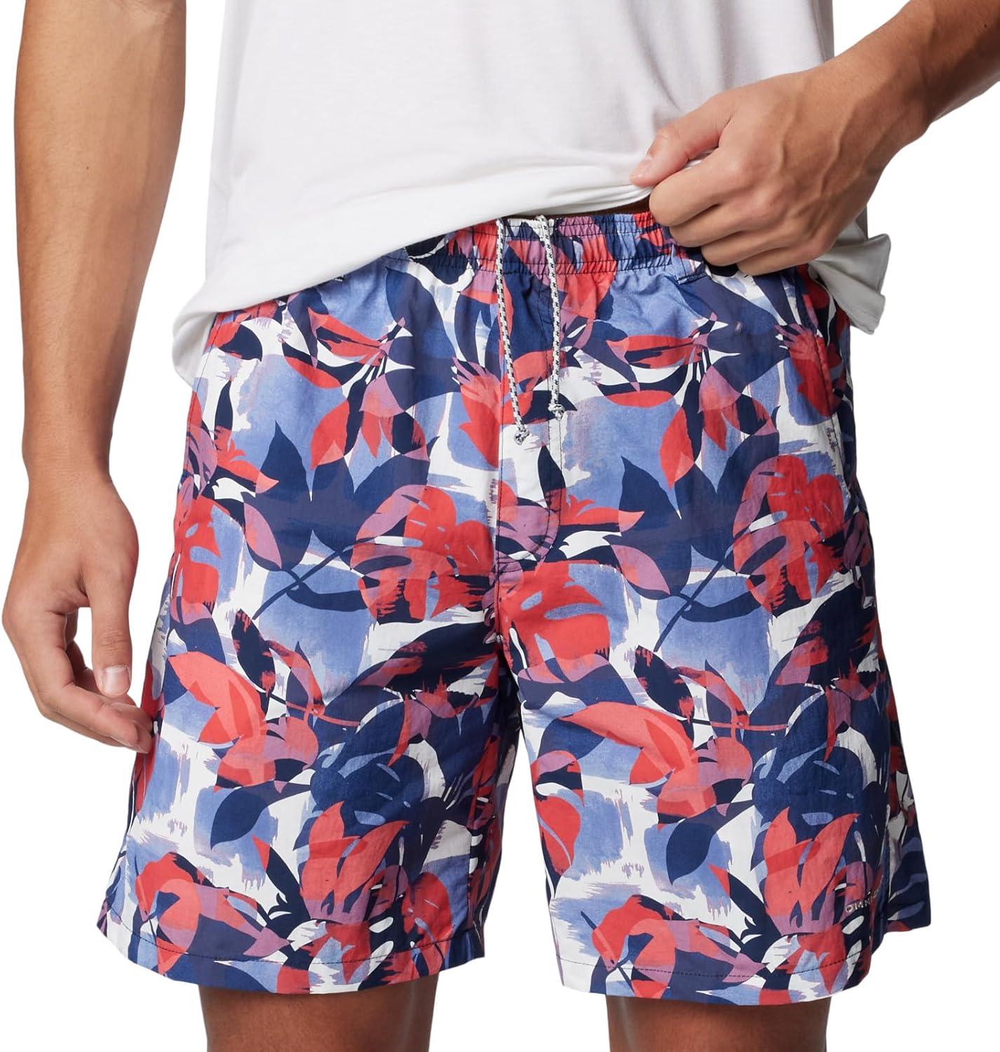 imageColumbia Mens Super Backcast II Water ShortCollegiate Navy Ikat Palms