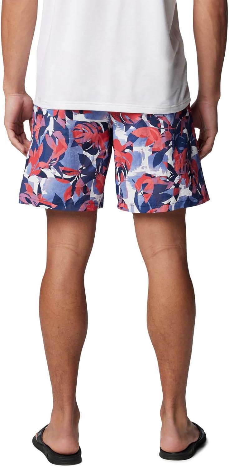 imageColumbia Mens Super Backcast II Water ShortCollegiate Navy Ikat Palms