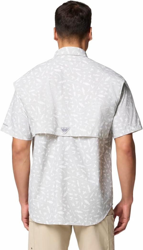 imageColumbia Mens Super Bahama II Short Sleeve ShirtCool Grey Cast N Blast