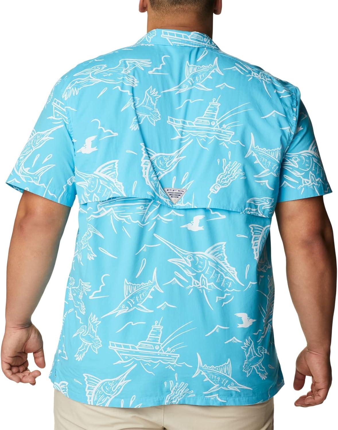 imageColumbia Mens Super Tamiami Long Sleeve ShirtAtoll Mighty Marlins Print