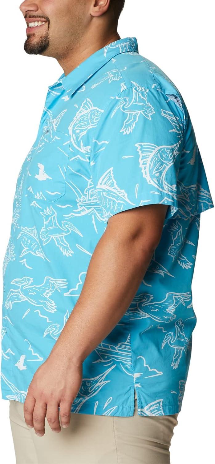 imageColumbia Mens Super Tamiami Long Sleeve ShirtAtoll Mighty Marlins Print