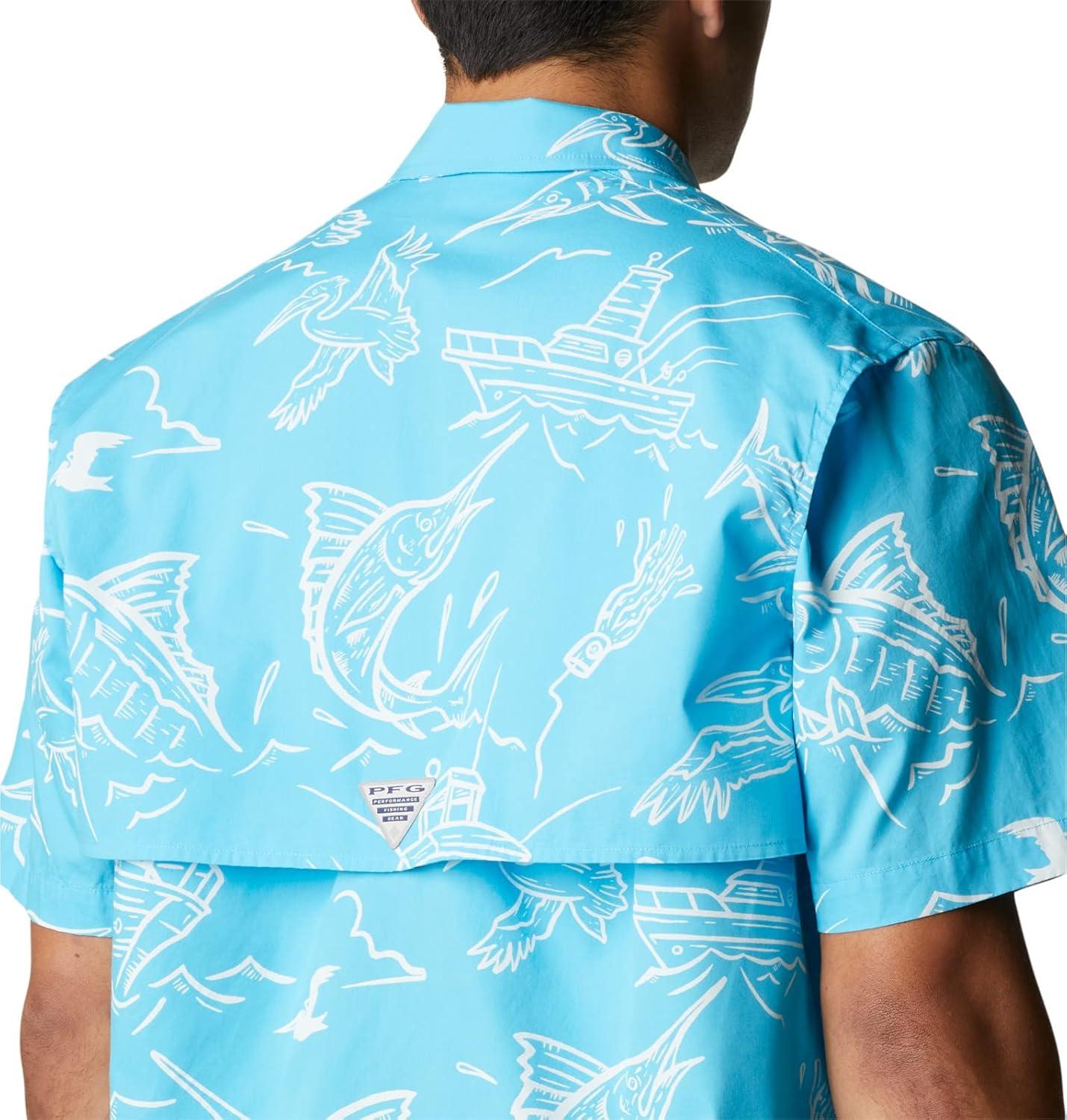 imageColumbia Mens Super Tamiami Long Sleeve ShirtAtoll Mighty Marlins Print