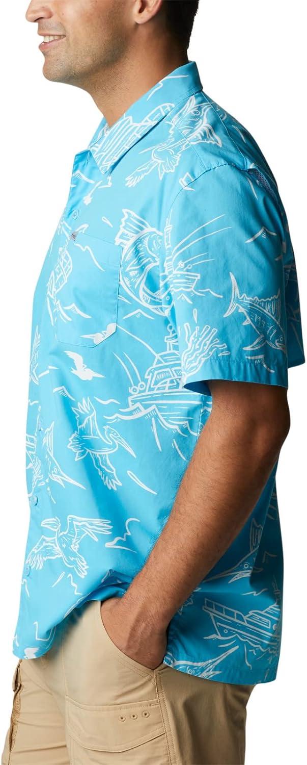 imageColumbia Mens Super Tamiami Long Sleeve ShirtAtoll Mighty Marlins Print