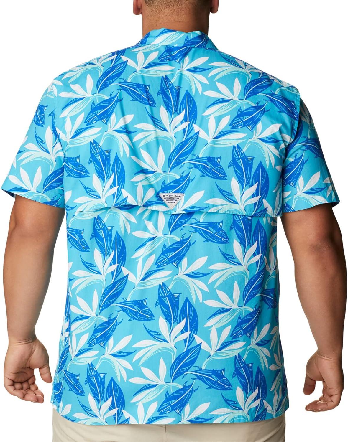 imageColumbia Mens Super Tamiami Long Sleeve ShirtAtoll Tuna Paradise Print