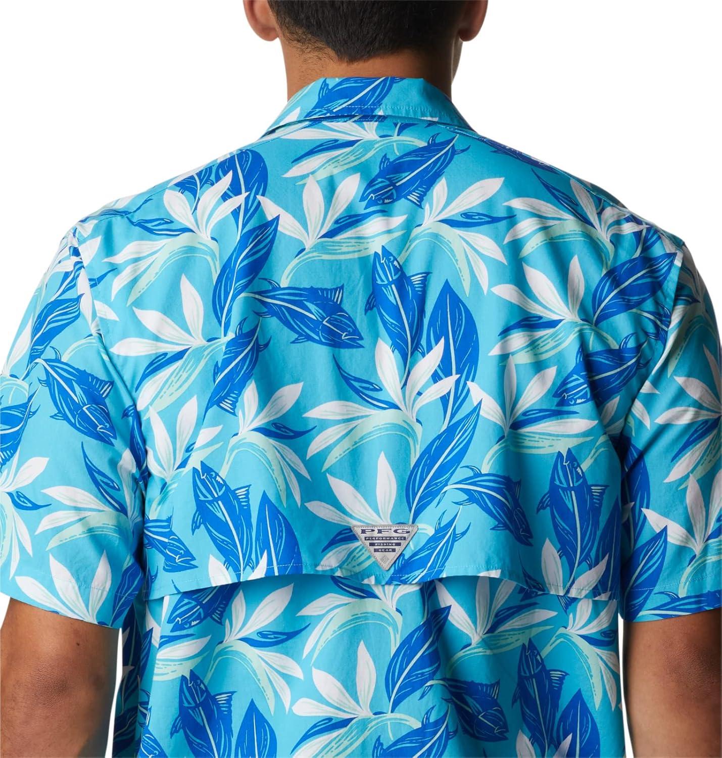 imageColumbia Mens Super Tamiami Long Sleeve ShirtAtoll Tuna Paradise Print
