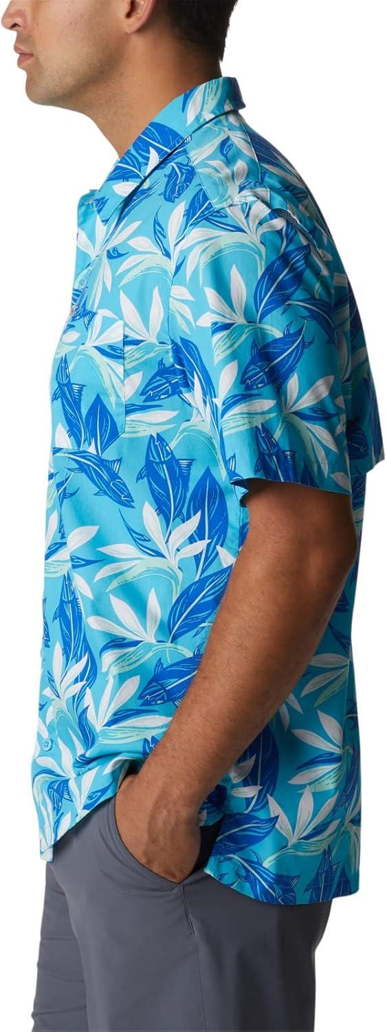 imageColumbia Mens Super Tamiami Long Sleeve ShirtAtoll Tuna Paradise Print