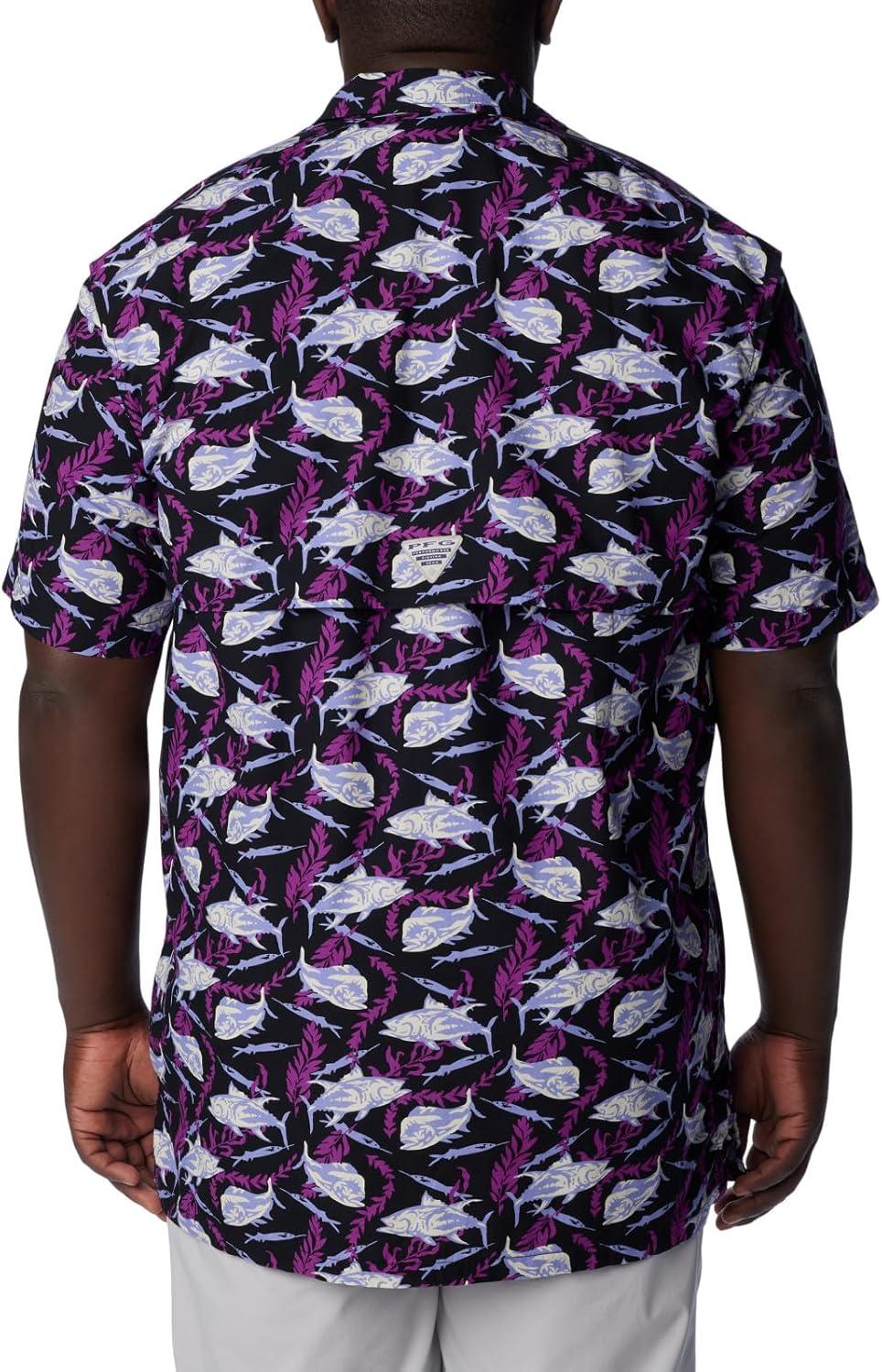 imageColumbia Mens Super Tamiami Long Sleeve ShirtBlack Ballybait Print