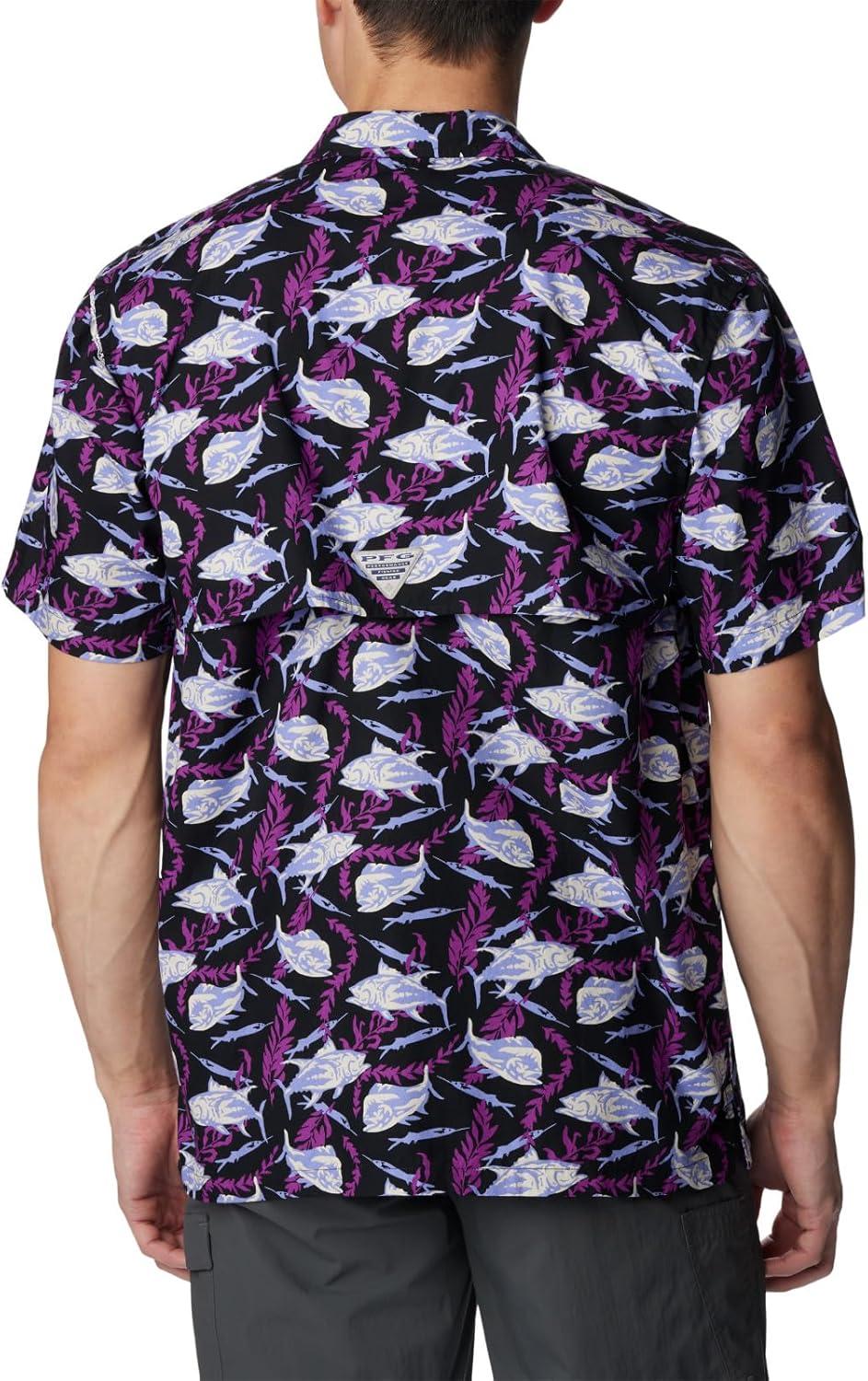 imageColumbia Mens Super Tamiami Long Sleeve ShirtBlack Ballybait Print