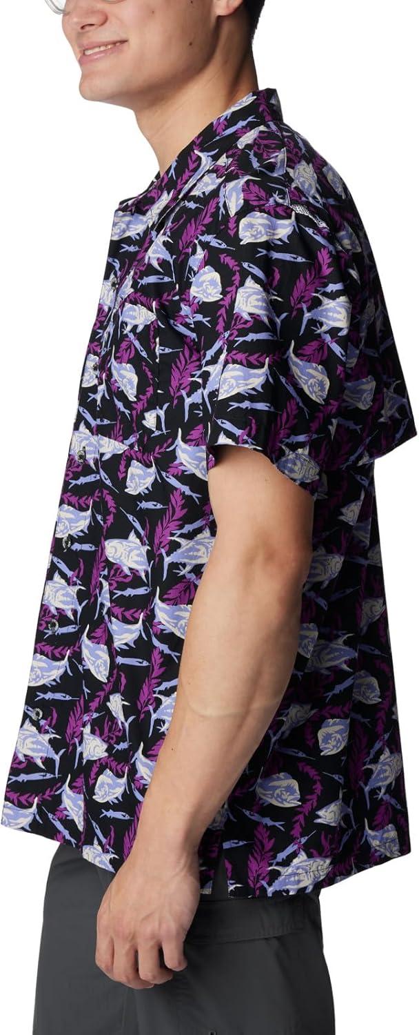 imageColumbia Mens Super Tamiami Long Sleeve ShirtBlack Ballybait Print