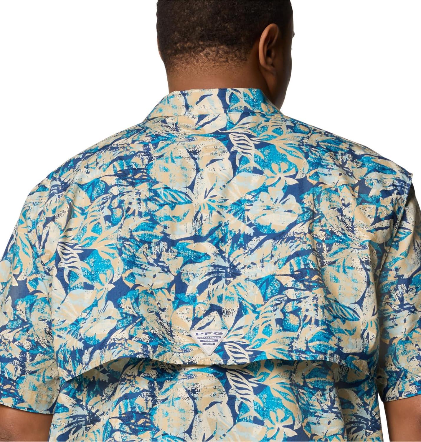 imageColumbia Mens Super Tamiami Long Sleeve ShirtBlue Echo Wild Caught