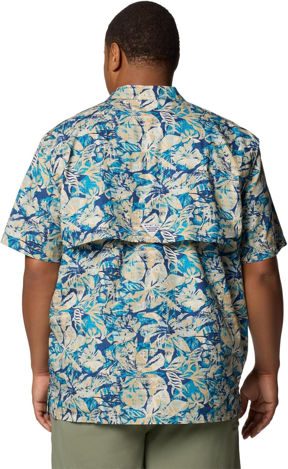 imageColumbia Mens Super Tamiami Long Sleeve ShirtBlue Echo Wild Caught