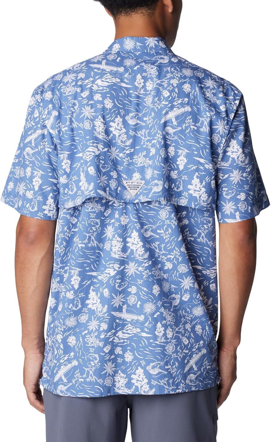imageColumbia Mens Super Tamiami Long Sleeve ShirtBluebellKahawai