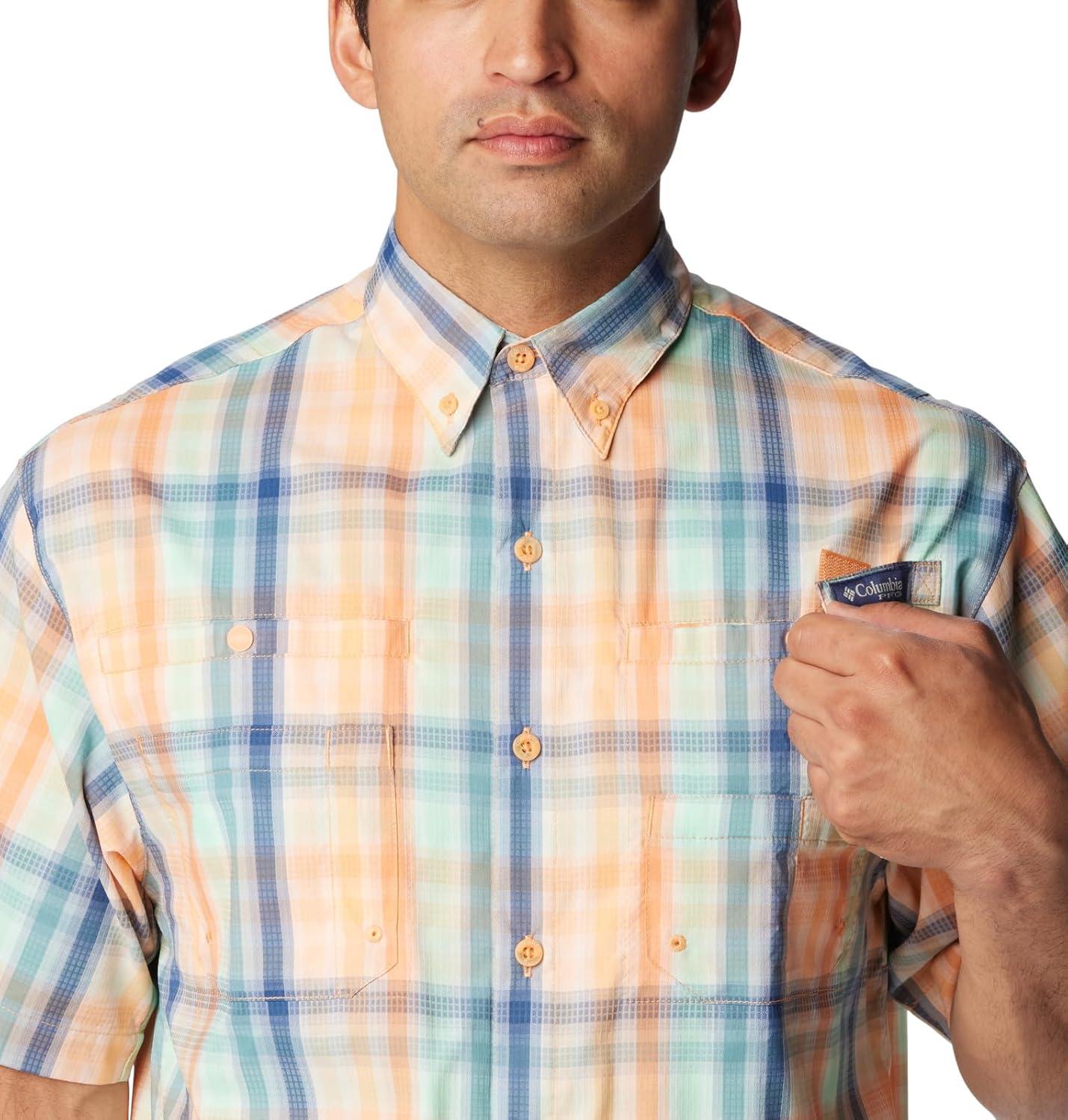 imageColumbia Mens Super Tamiami Long Sleeve ShirtBright Nectar Blurcheck