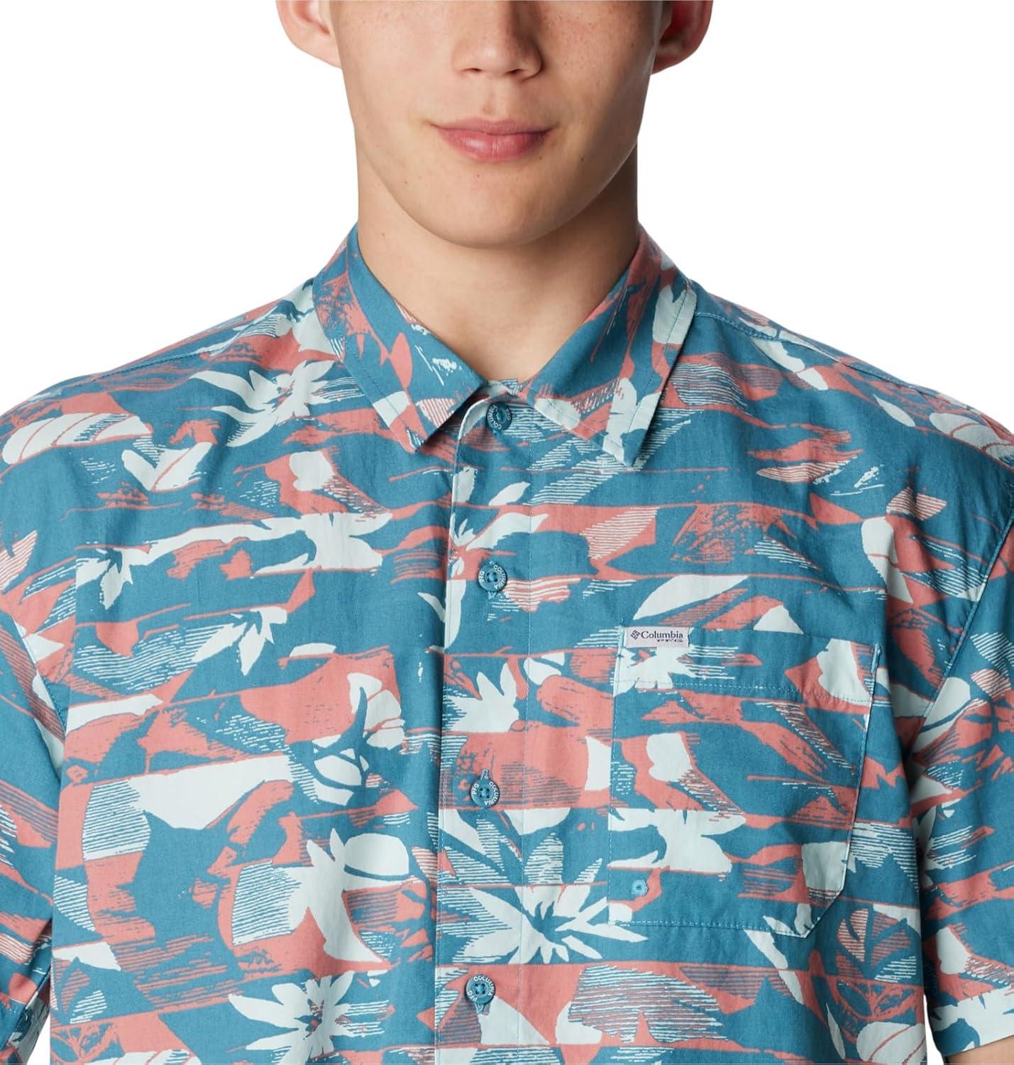 imageColumbia Mens Super Tamiami Long Sleeve ShirtCanyon BlueFullcast