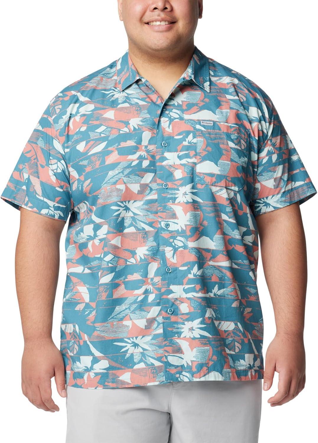 imageColumbia Mens Super Tamiami Long Sleeve ShirtCanyon BlueFullcast