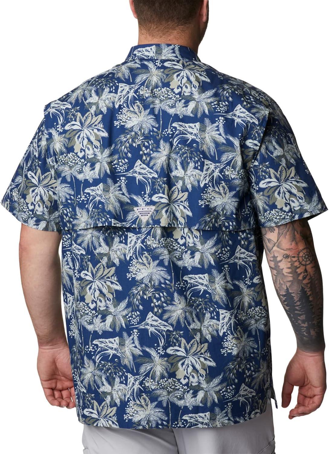 imageColumbia Mens Super Tamiami Long Sleeve ShirtCarbon Festive Fishin Print