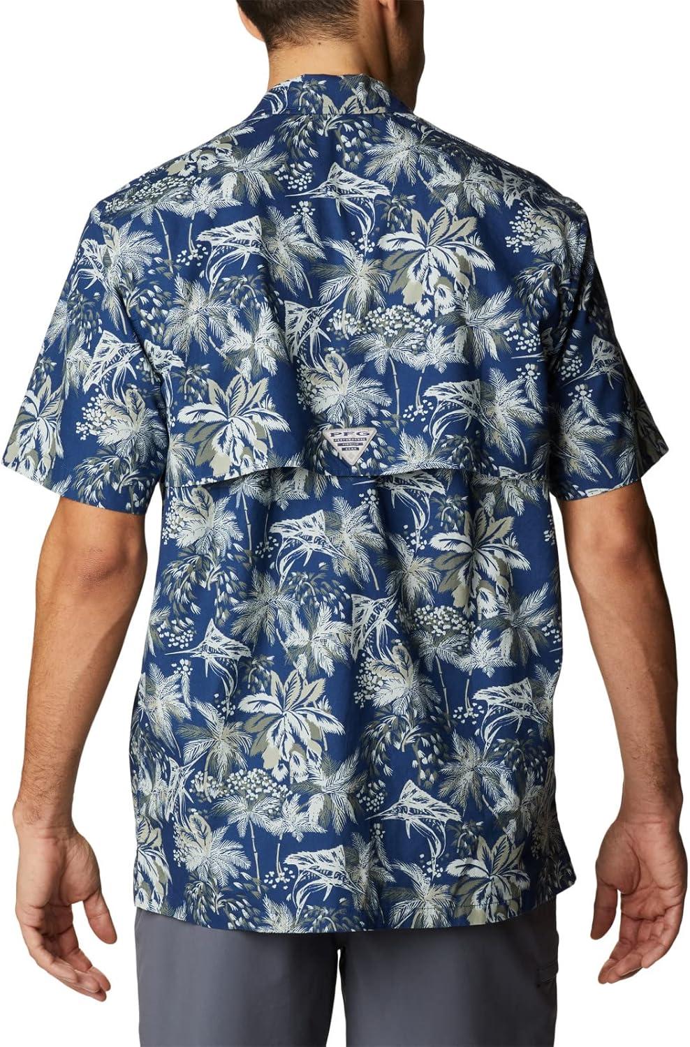 imageColumbia Mens Super Tamiami Long Sleeve ShirtCarbon Festive Fishin Print