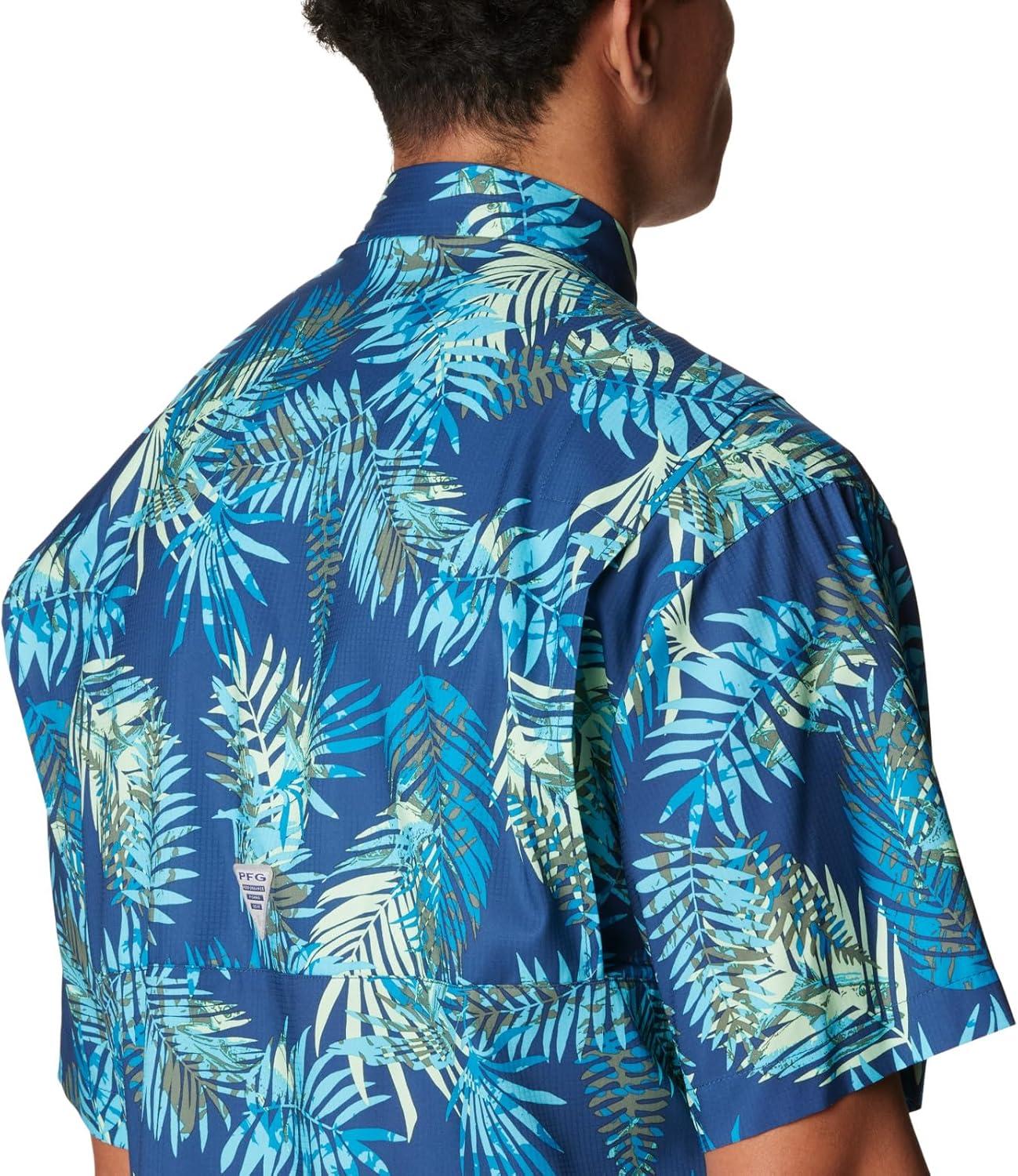 imageColumbia Mens Super Tamiami Long Sleeve ShirtCarbon Tunatropic Print