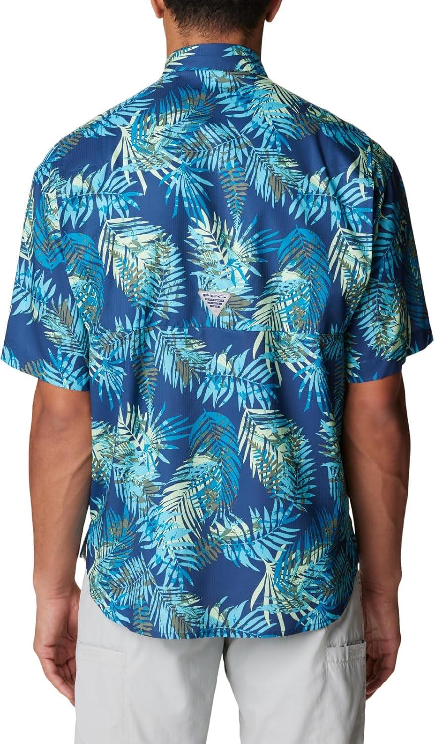 imageColumbia Mens Super Tamiami Long Sleeve ShirtCarbon Tunatropic Print