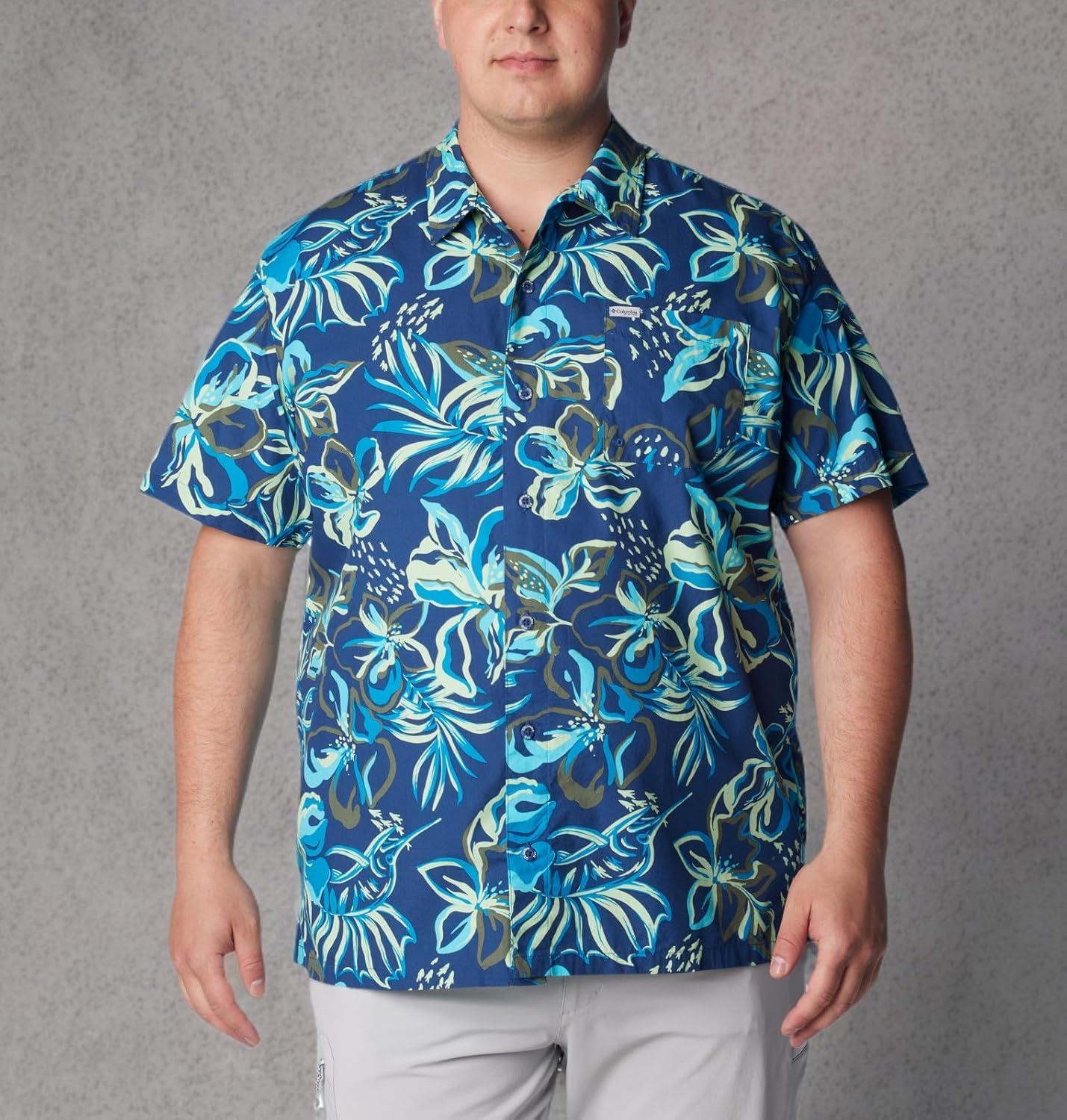 imageColumbia Mens Super Tamiami Long Sleeve ShirtCarbon Wildwaters Print