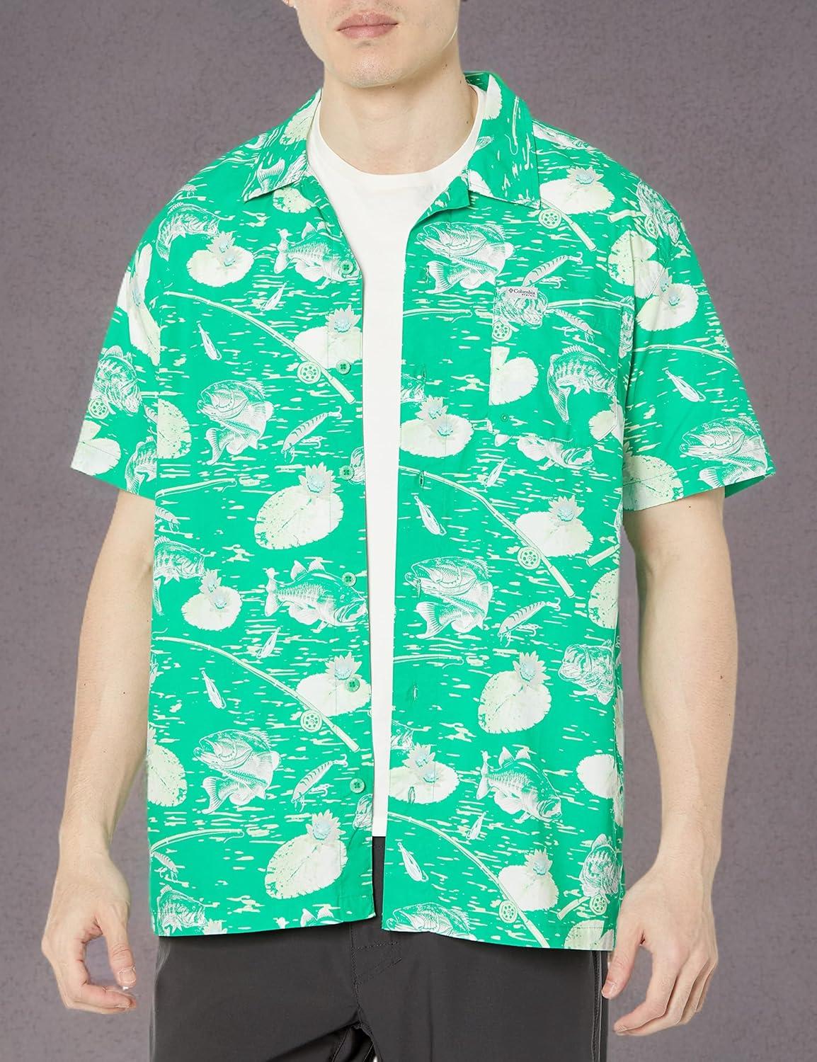 imageColumbia Mens Super Tamiami Long Sleeve ShirtCircuit Bassman