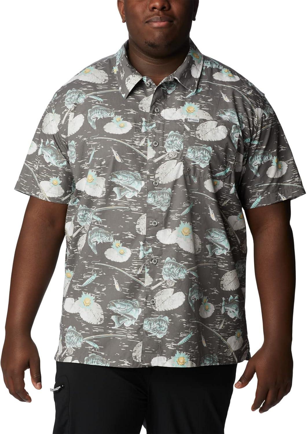 imageColumbia Mens Super Tamiami Long Sleeve ShirtCity Grey Bassman