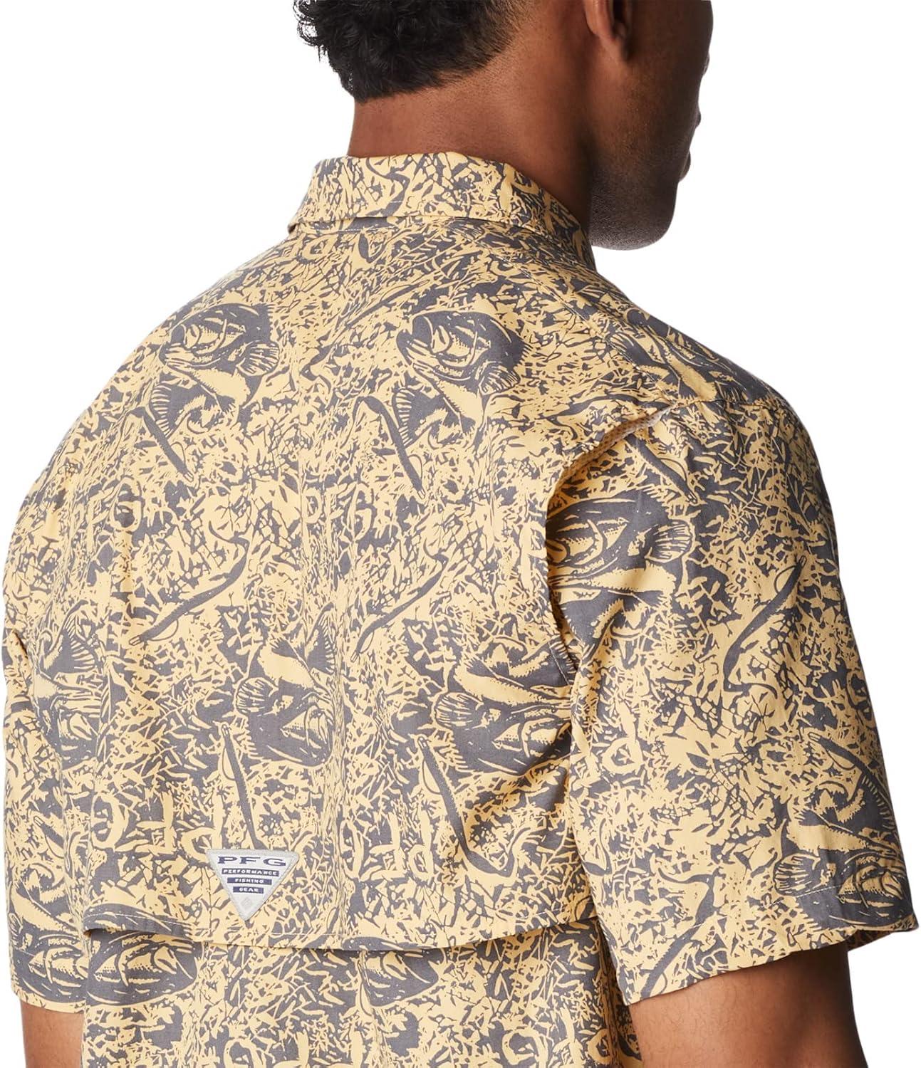imageColumbia Mens Super Tamiami Long Sleeve ShirtCocoa Butter Bass Baiting