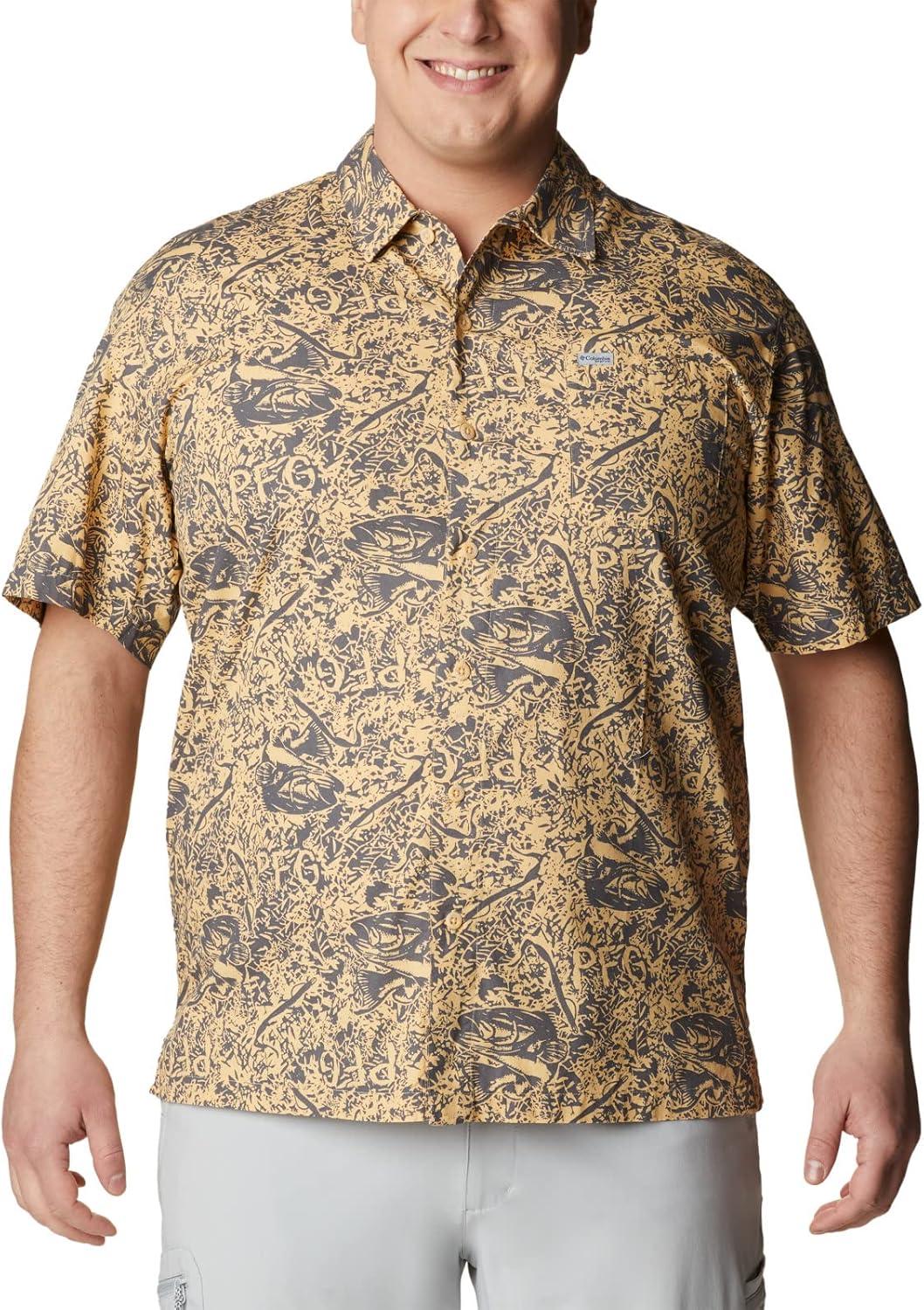 imageColumbia Mens Super Tamiami Long Sleeve ShirtCocoa Butter Bass Baiting
