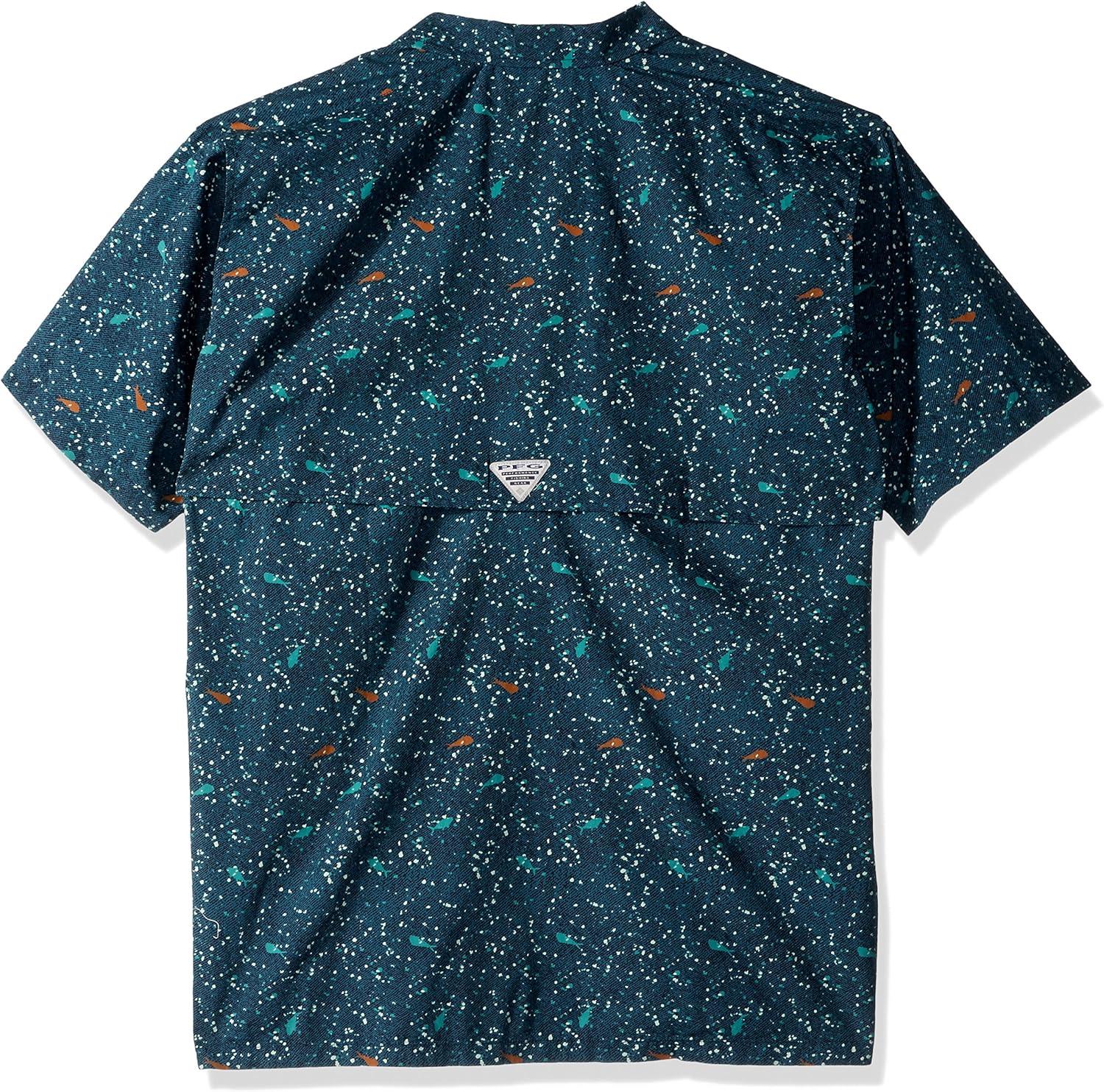 imageColumbia Mens Super Tamiami Long Sleeve ShirtCollegiate Navy Print