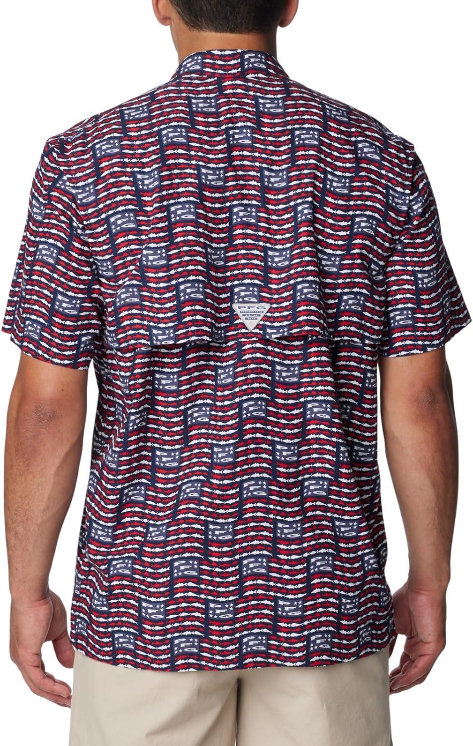 imageColumbia Mens Super Tamiami Long Sleeve ShirtCollegiate NavyPfg Banner
