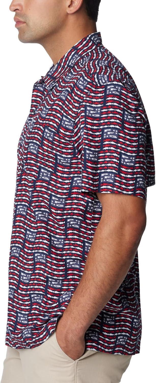 imageColumbia Mens Super Tamiami Long Sleeve ShirtCollegiate NavyPfg Banner