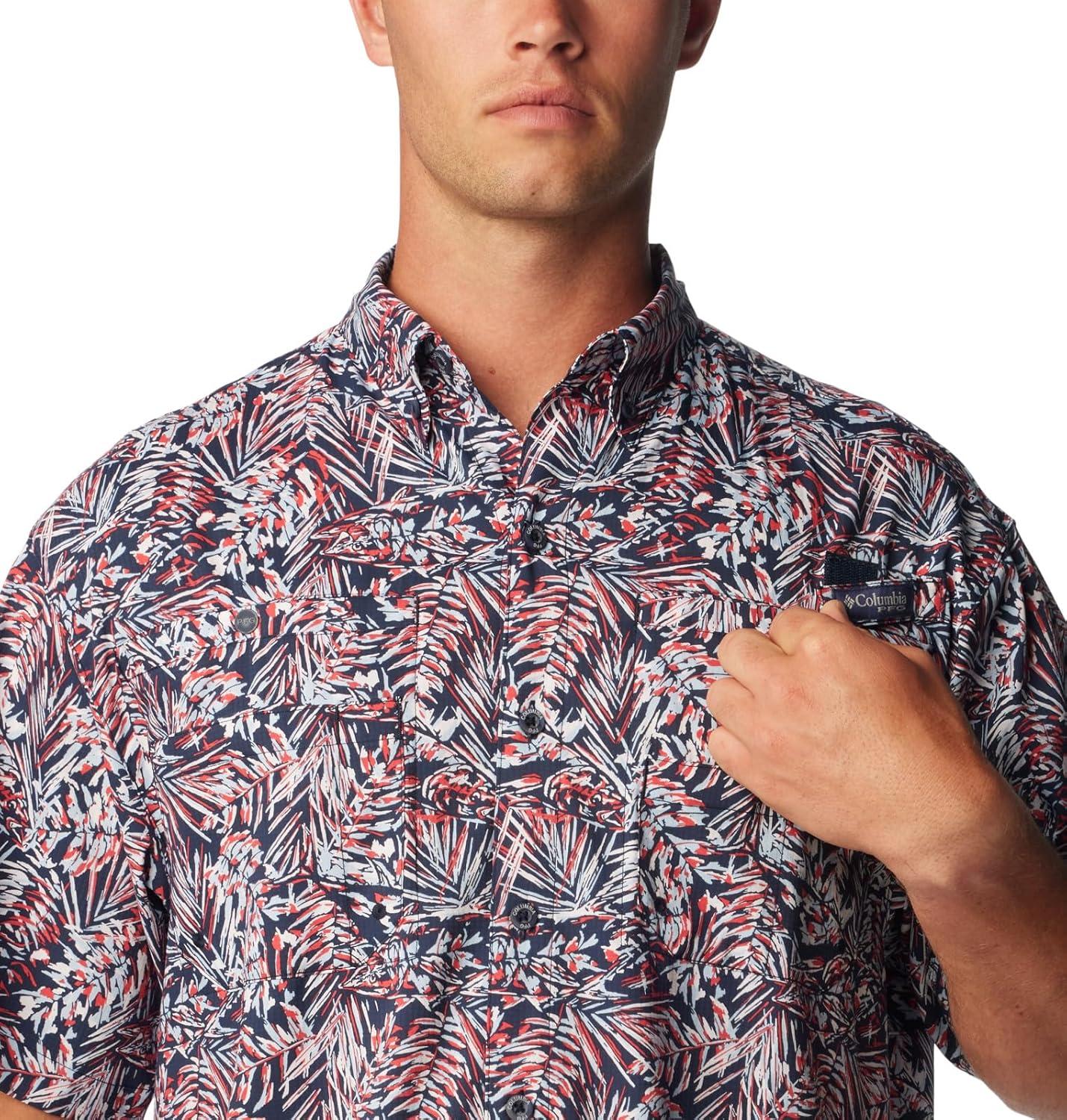 imageColumbia Mens Super Tamiami Long Sleeve ShirtCollegiate NavyTunado