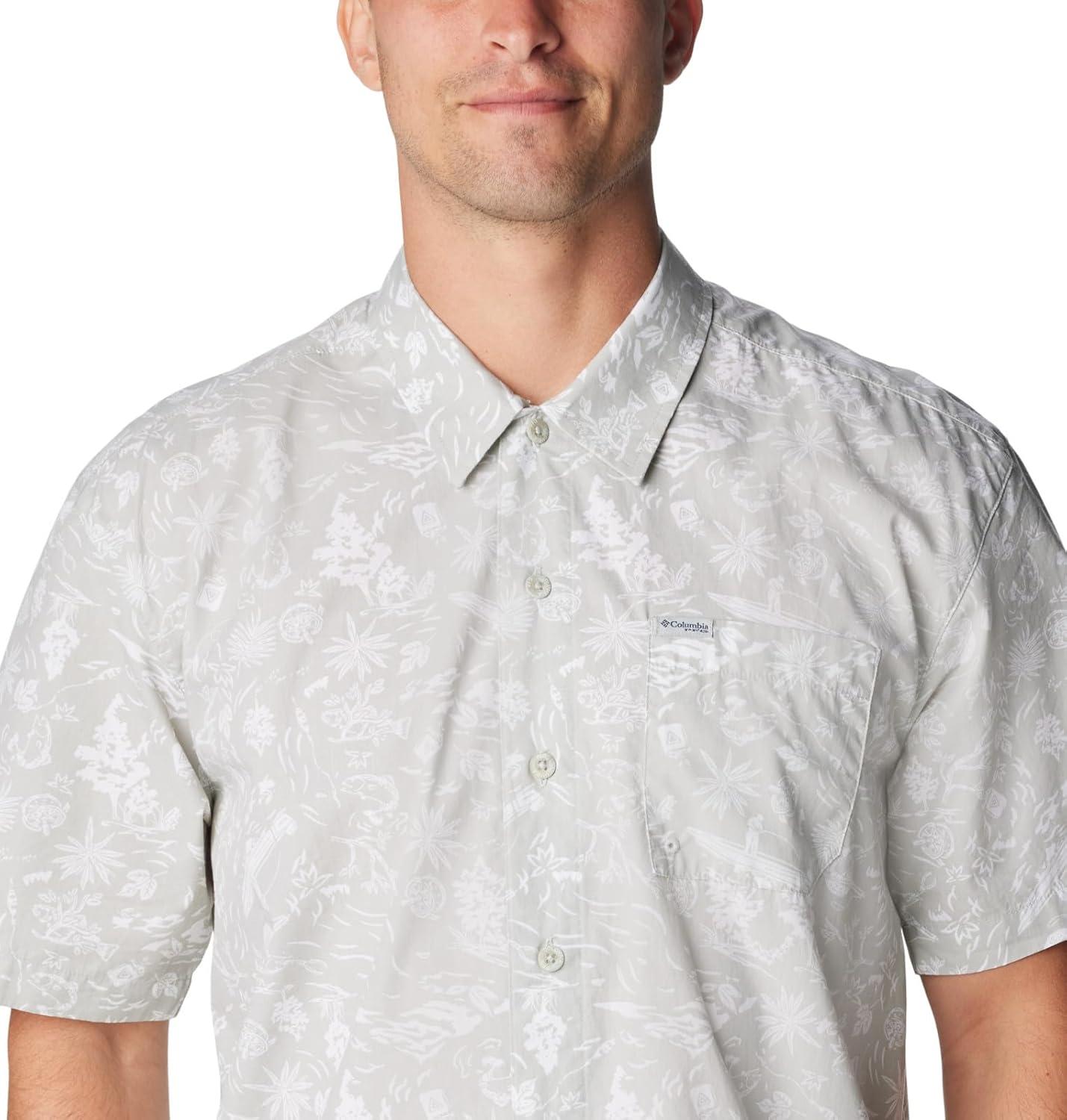 imageColumbia Mens Super Tamiami Long Sleeve ShirtCool GreyKahawai