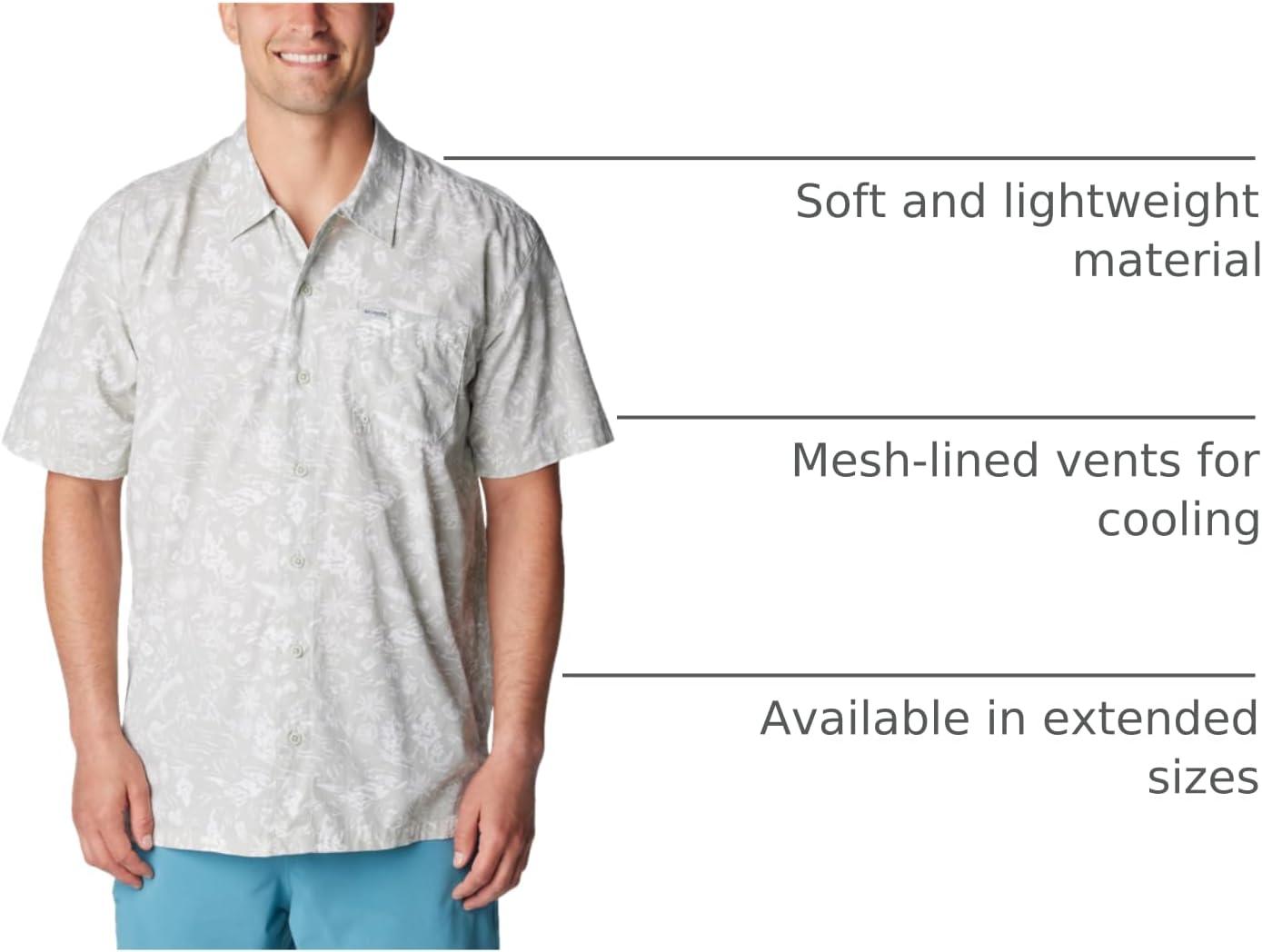 imageColumbia Mens Super Tamiami Long Sleeve ShirtCool GreyKahawai