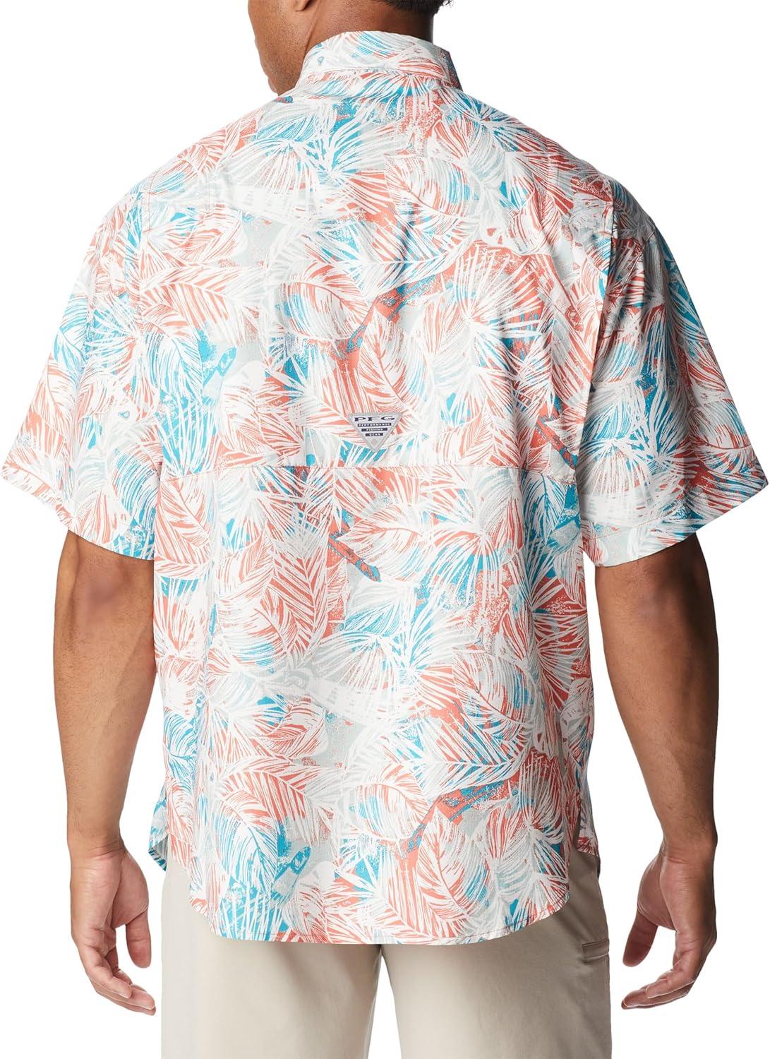 imageColumbia Mens Super Tamiami Long Sleeve ShirtCorange Tropiclure