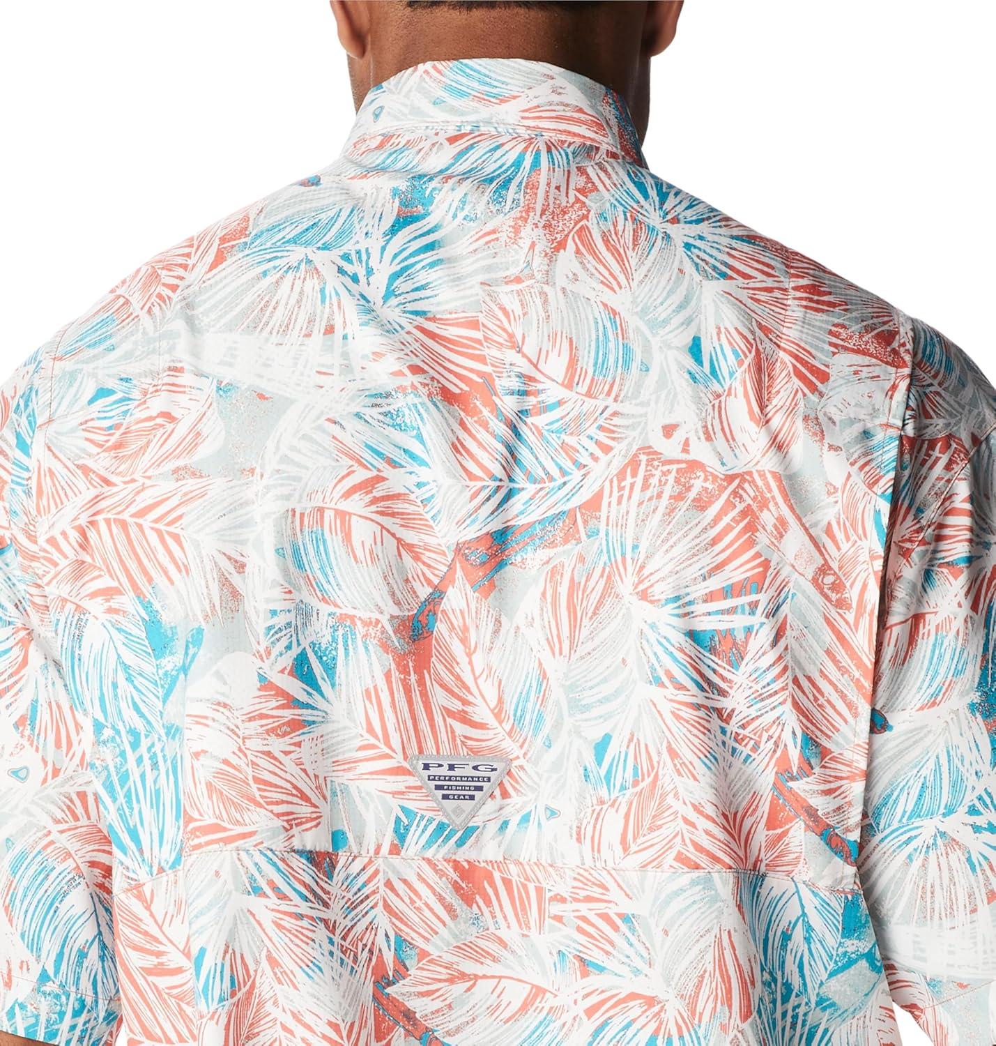 imageColumbia Mens Super Tamiami Long Sleeve ShirtCorange Tropiclure