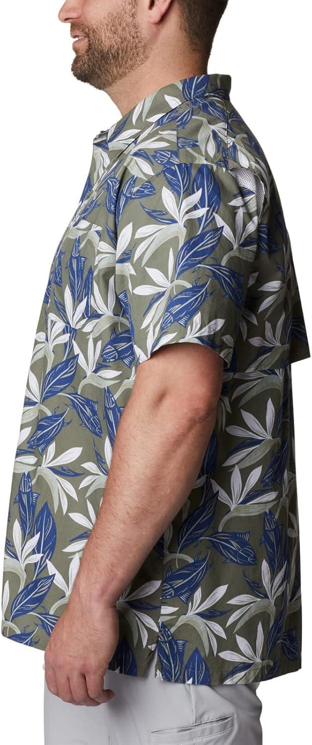 imageColumbia Mens Super Tamiami Long Sleeve ShirtCypress Tuna Paradise Print