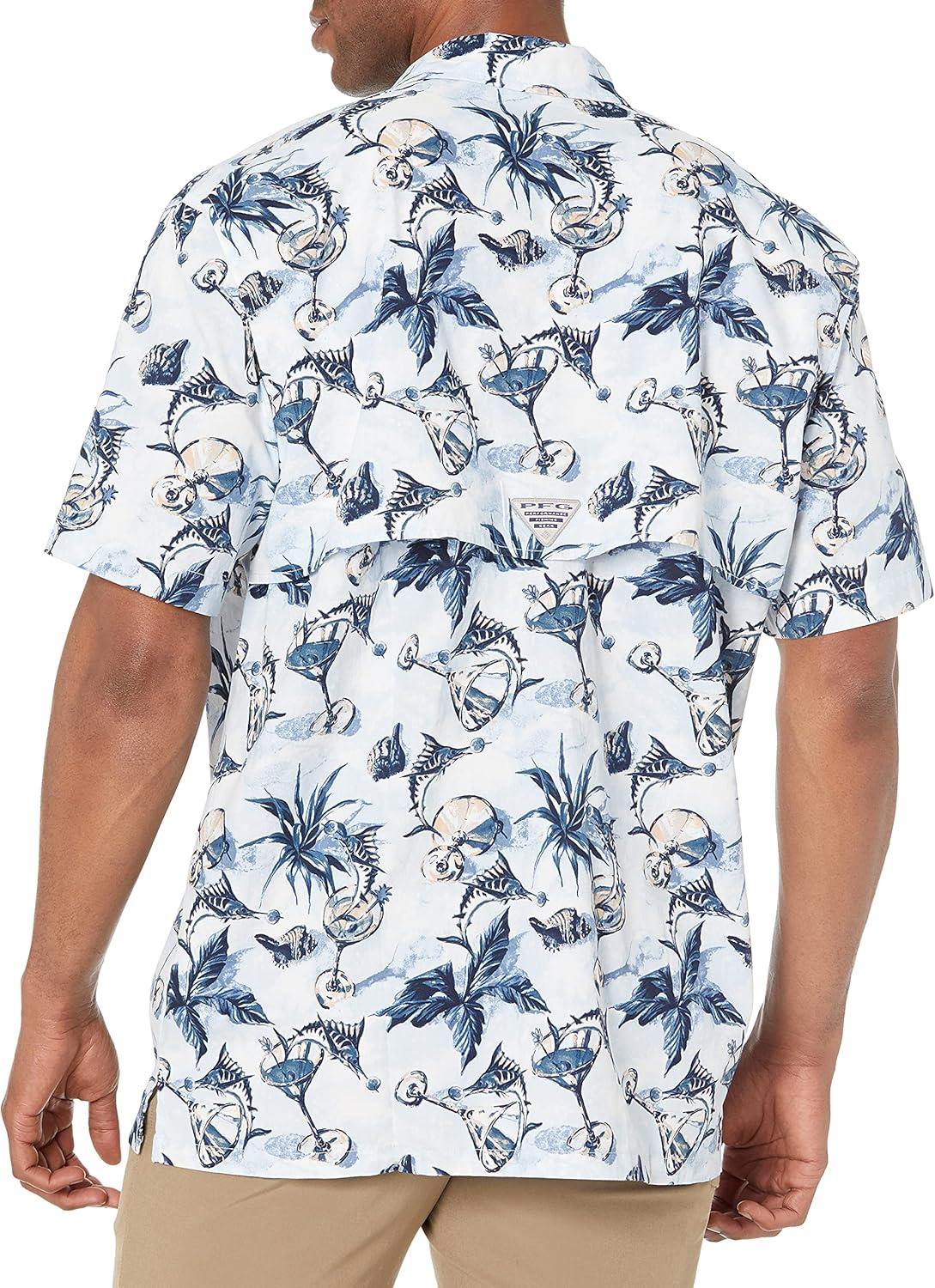 imageColumbia Mens Super Tamiami Long Sleeve ShirtDaydream Martini Marlin Print