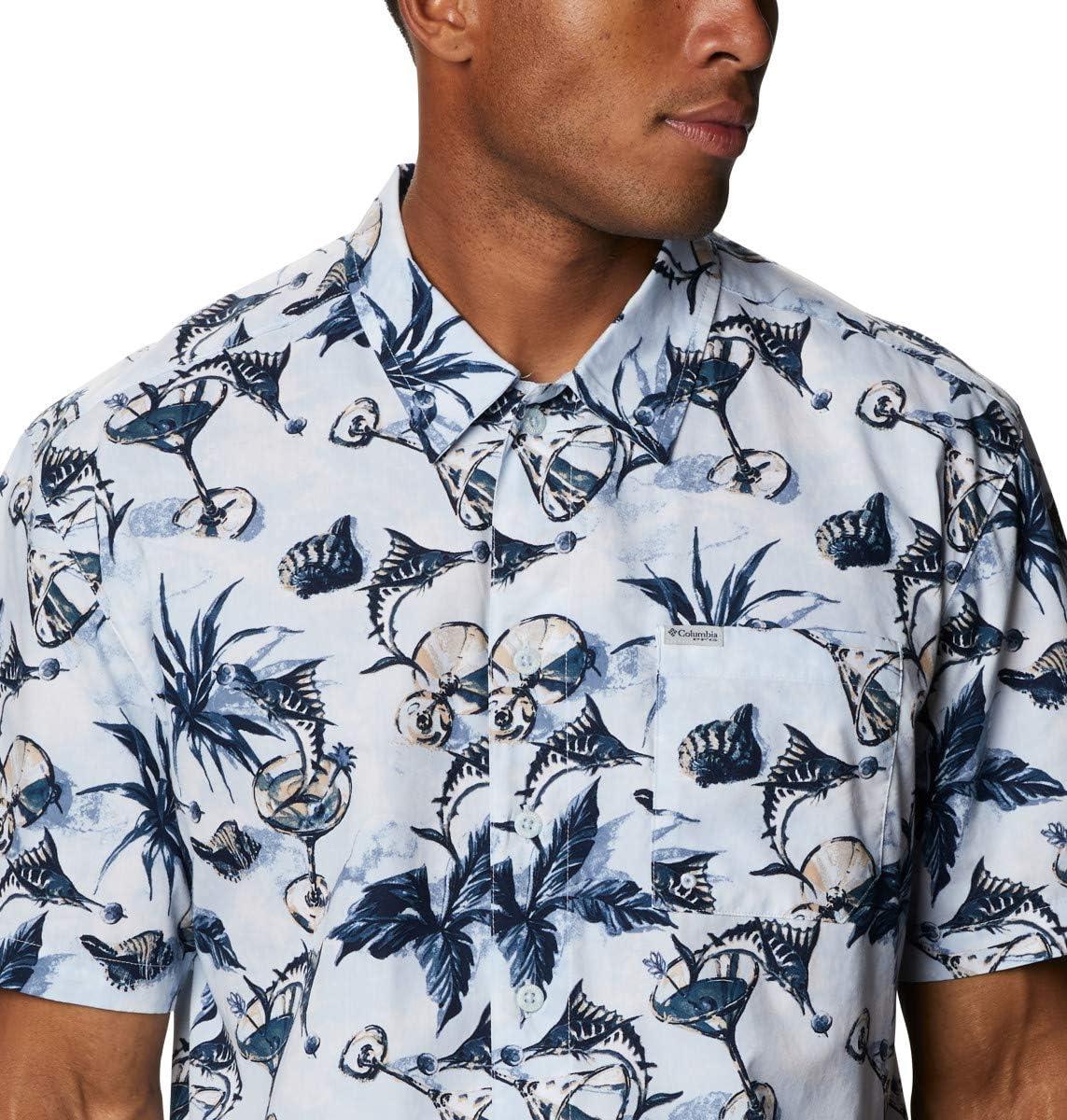 imageColumbia Mens Super Tamiami Long Sleeve ShirtDaydream Martini Marlin Print