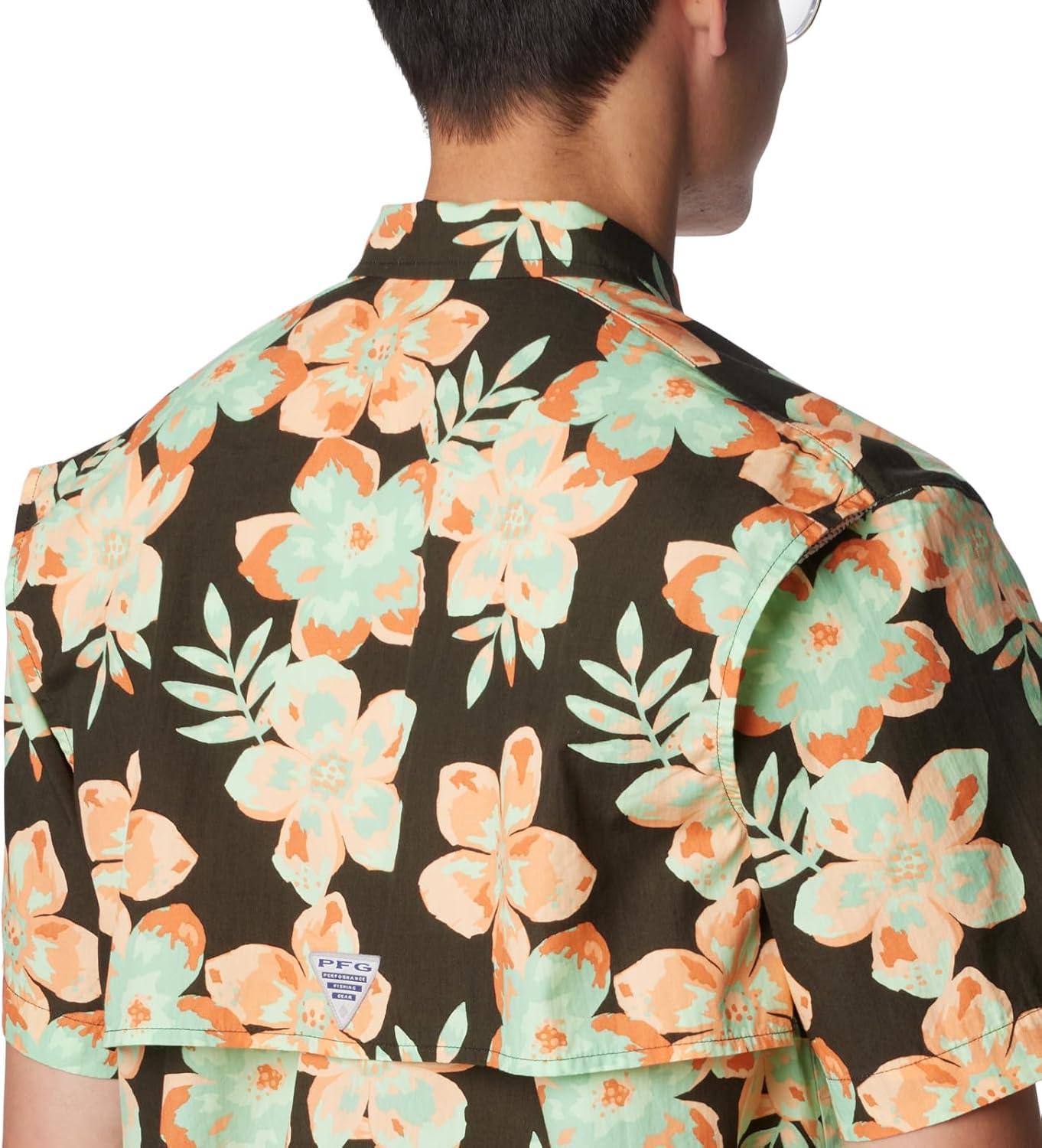 imageColumbia Mens Super Tamiami Long Sleeve ShirtDeep OliveBotanicraze