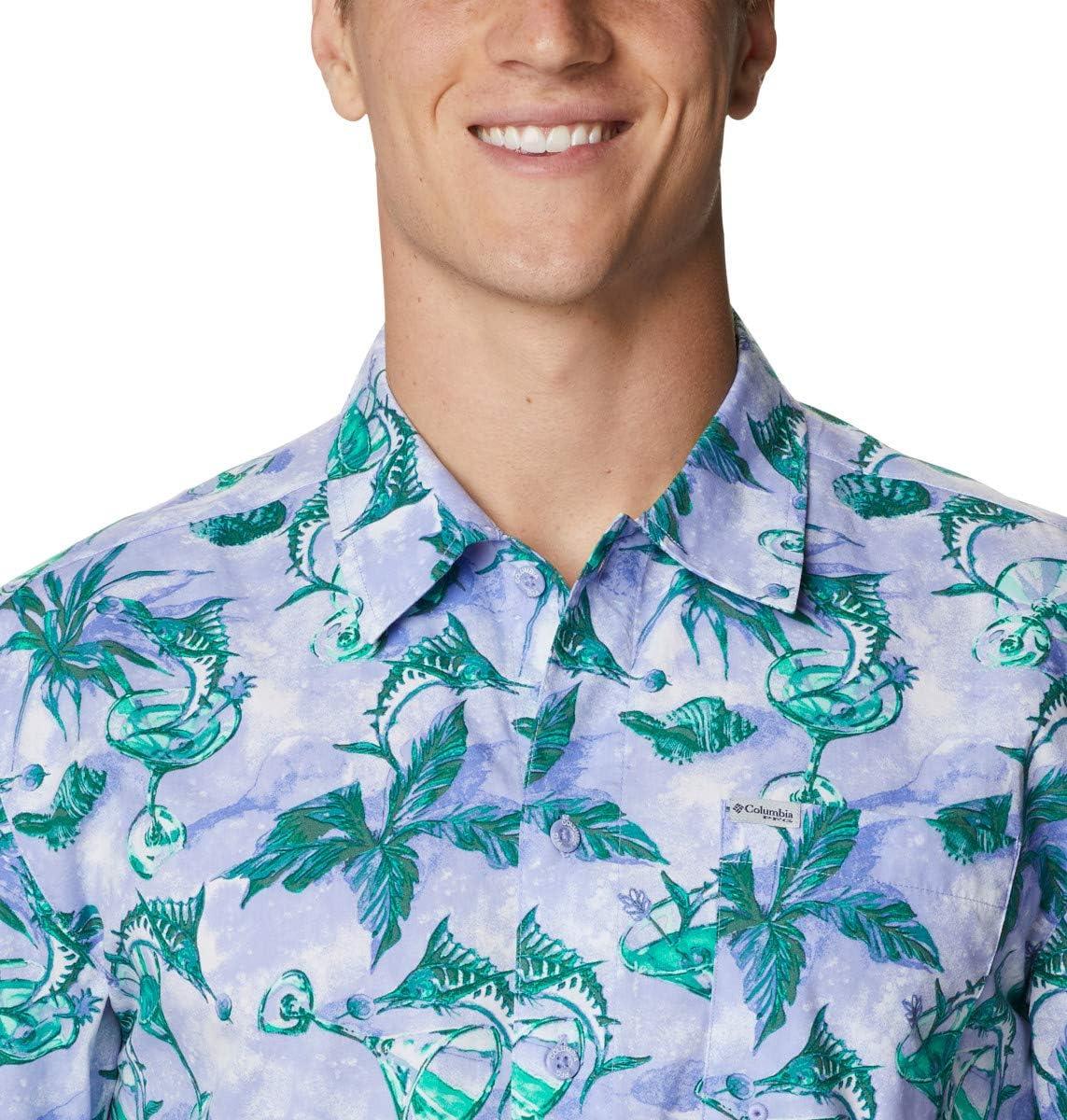 imageColumbia Mens Super Tamiami Long Sleeve ShirtFairytale Martini Marlin Print