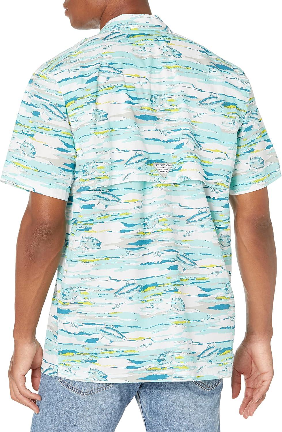 imageColumbia Mens Super Tamiami Long Sleeve ShirtGulf Stream Flatout Print