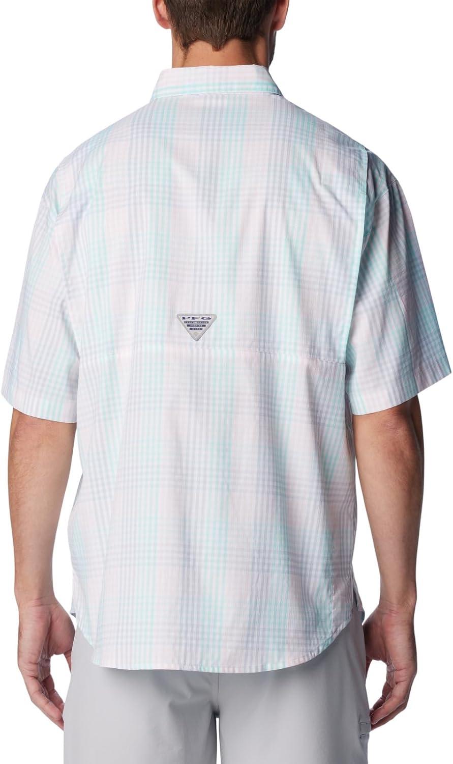 imageColumbia Mens Super Tamiami Long Sleeve ShirtGulf StreamAll Over Gingham