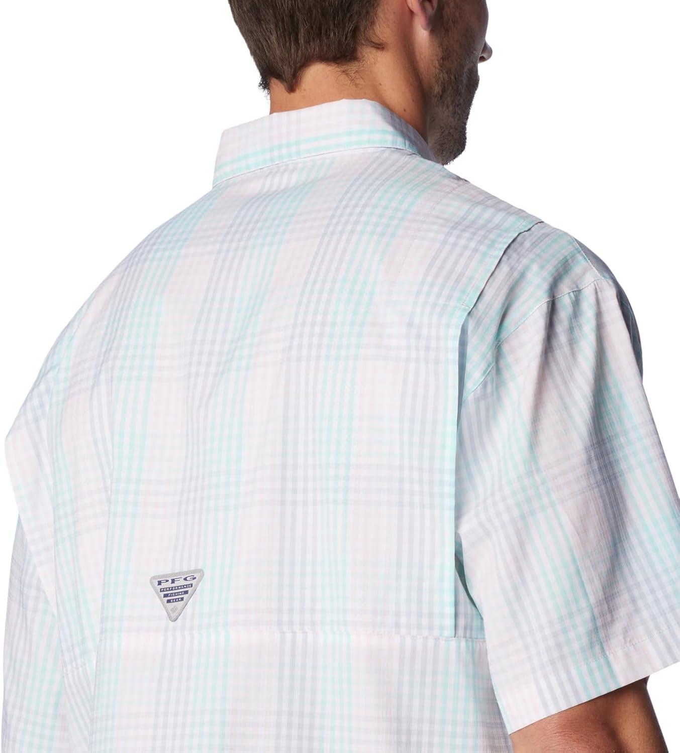 imageColumbia Mens Super Tamiami Long Sleeve ShirtGulf StreamAll Over Gingham