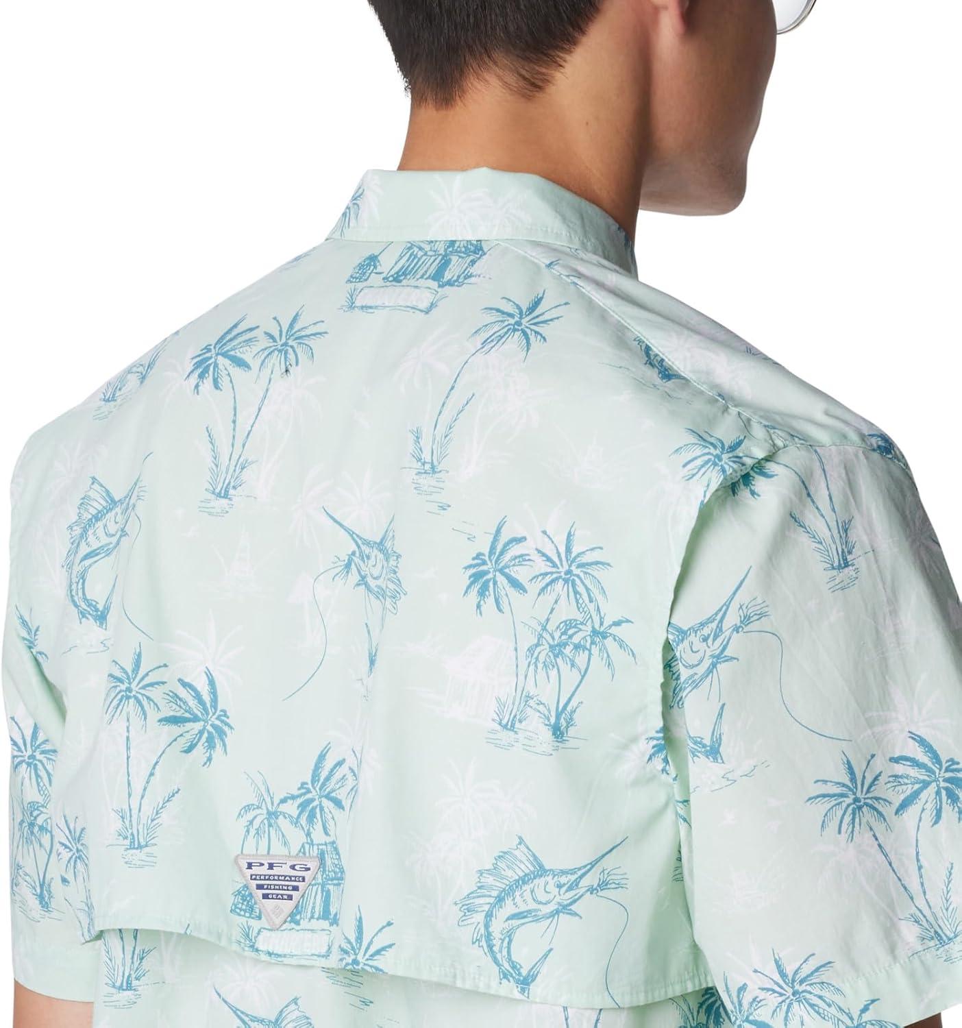 imageColumbia Mens Super Tamiami Long Sleeve ShirtIcy MornScribbled