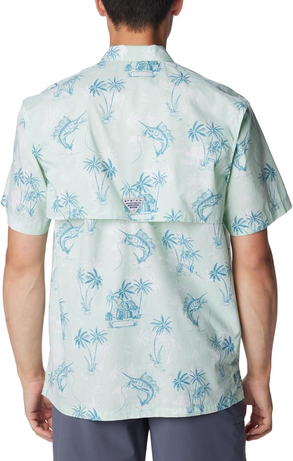 imageColumbia Mens Super Tamiami Long Sleeve ShirtIcy MornScribbled