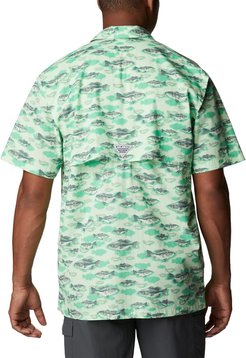 imageColumbia Mens Super Tamiami Long Sleeve ShirtKey West Bigmouth Print