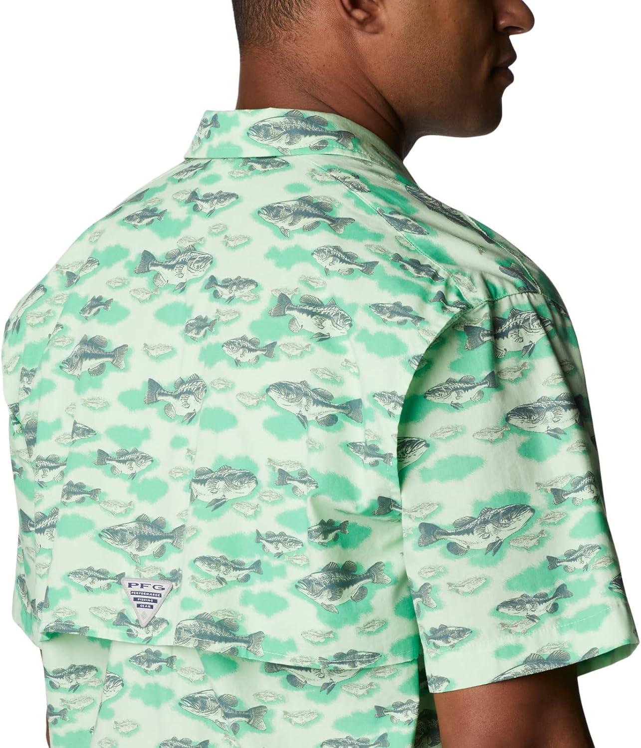 imageColumbia Mens Super Tamiami Long Sleeve ShirtKey West Bigmouth Print