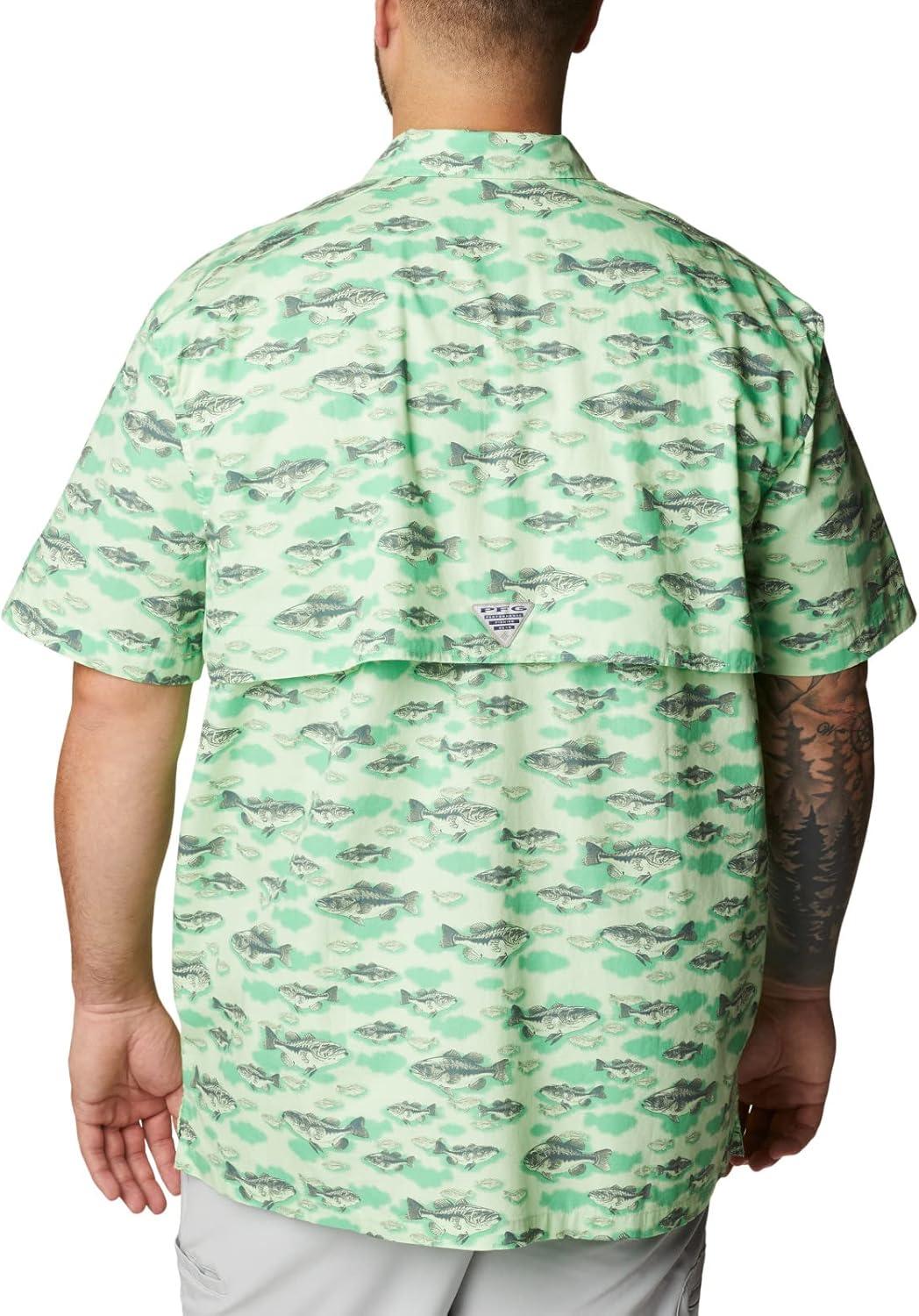 imageColumbia Mens Super Tamiami Long Sleeve ShirtKey West Bigmouth Print