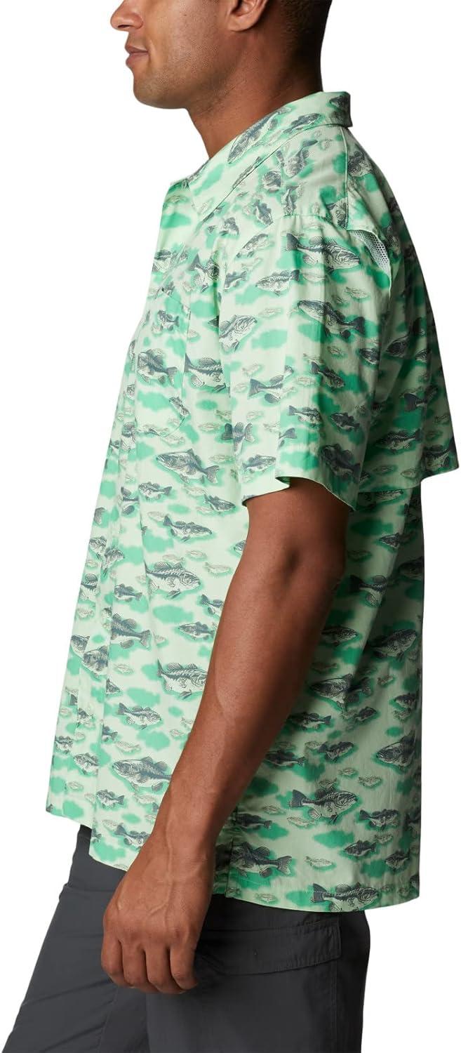 imageColumbia Mens Super Tamiami Long Sleeve ShirtKey West Bigmouth Print